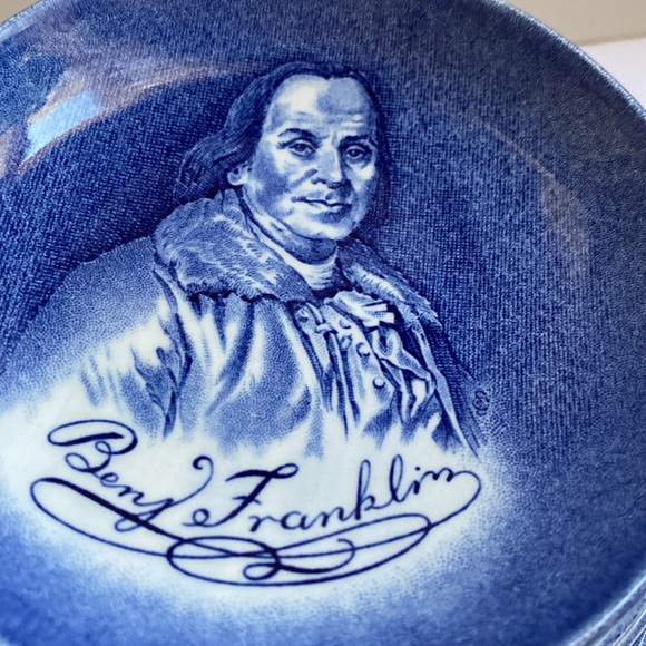 Set of 8 Enoch Wedgwood "Coaster" for The Benj. Franklin Tunstall Ltd. - Picture 5 of 5